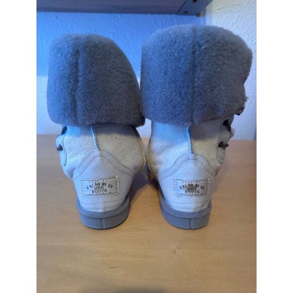 Jumbo UGG Australia Tall Lace Boots Sz 7-8 - Picture 5 of 7